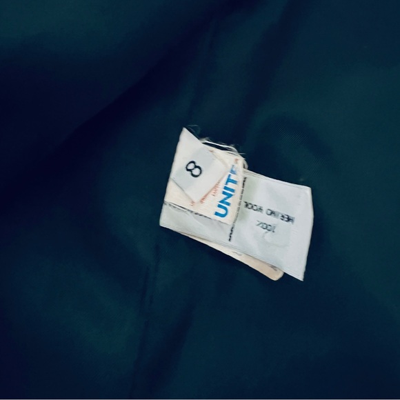 Vintage 1990s Calvin Klein 100% Merino Wool Single Breasted Walker Car Coat - 8 - Picture 11 of 15